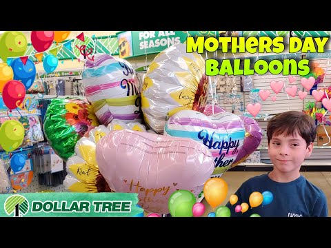 Dollar Tree Mothers Day Balloons Shopping