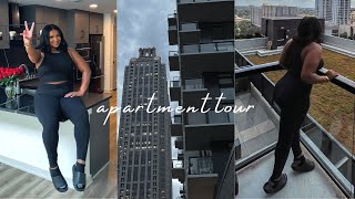 ITS OFFICIAL!! MY EMPTY LUXURY APARTMENT TOUR ATLANTA| YUNNIEROSE