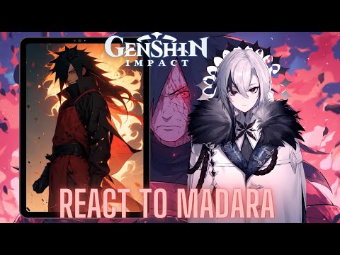 Genshin impact react to aether as madara uchiha | naruto shippuden | Gacha life 2 Sasuke