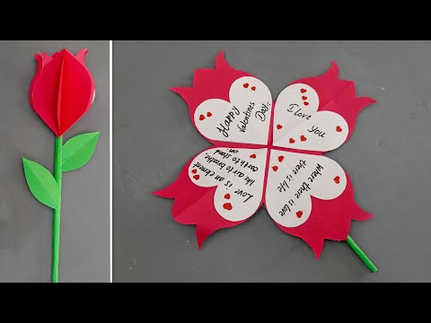 Valentine's day tricky card | Last minute crafts