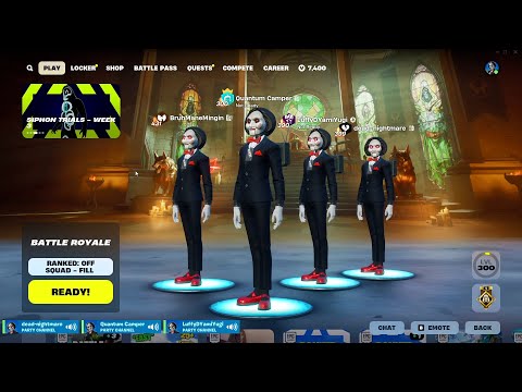 Billy Squad New Skin Luck - SAW Billy skin Gameplay and Review w/ QUANTUM CAMPER & Friends