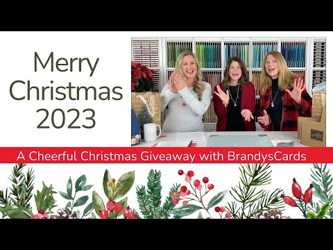 🎄 Santa's Surprise at BrandysCards: A Cheerful Christmas Giveaway with Brandy Cox!"