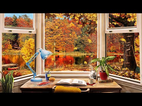 Easy Breezy Fall Study Ambience: calming wind, birds, and chimes for relaxation and focus