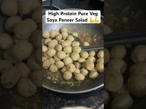 Soyabeen Paneer Salad For Vegetarian Gym Diet , Easily Make at Home #gym #diet #meal #pureveg