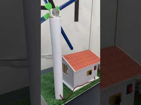 Windmill or wind turbine working model science project/windmill working model school project/windmil