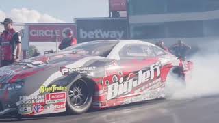 NHRA Stock Pro Driver Camrie Caruso Sponsored by Big Jeff Audio, Where You Go for Big Sound!