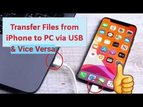 Transfer files from iPhone to Laptop/ PC Laptop To iPhone /Files Photos Videos/ Simple steps/ Easy☺️