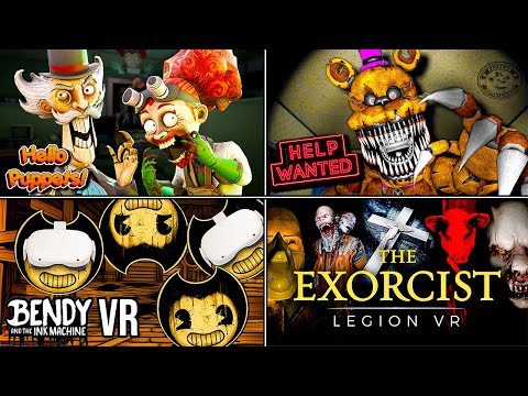 VR Horror Marathon | Hello Puppets | Help Wanted | BATIM VR | The Exorcist Legion VR | No Commentary