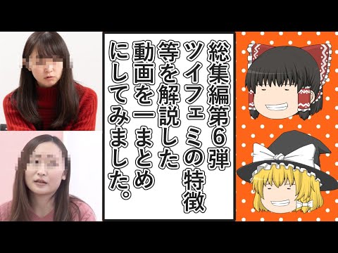 【ゆっくり動画解説】ツイフェミニュース総集編第6弾　ツイフェミそのものの特徴を解説した動画をまとめてみました