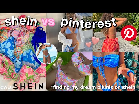 SHEIN VS PINTEREST | finding PINTEREST bikinis on SHEIN : SHEIN bikini haul