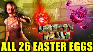 ALL 26 Liberty Falls Easter Eggs Guide (Complete version) (Black Ops 6 Zombies All Side Easter Eggs)