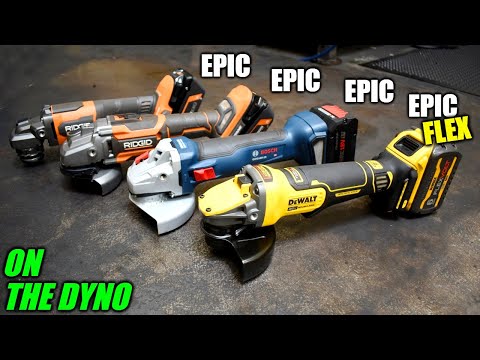 By FAR the Best Angle Grinders Yet: Bosch, Ridgid & DeWALT Flexvolting it Up