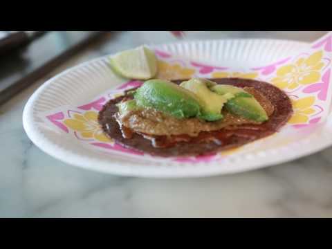 Rosio Sanchez makes a Grilled Cheese Taco