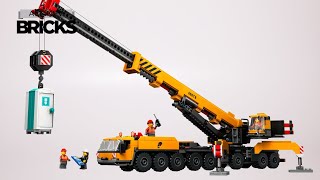 Lego City 60409 Yellow Mobile Construction Crane Speed Build