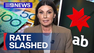 NAB slashes lowest variable home loan rate | 9 News Australia