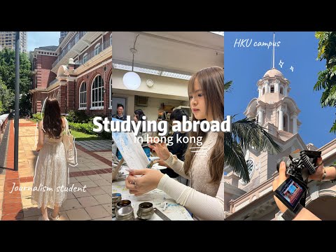 uni vlog: a week in my life at HKU 🇭🇰✨ (campus food, journalism class, art club)