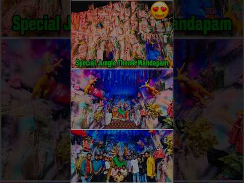 Hari Bowli Bal Ganesh Mandal Durga Mata 2024 | Special Jungle Theme Durga Mata Mandapam Bhagyanagar