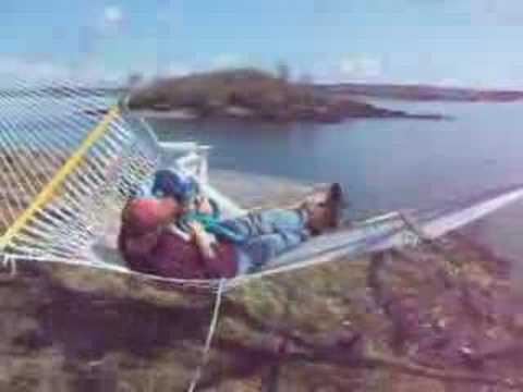 Swinging in the hammock with dad