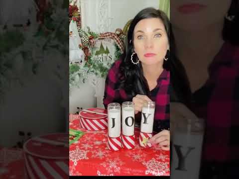 🎄✨DIY Dollar Tree Christmas candle!✨🎄