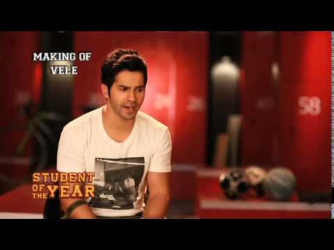 Making of Vele (Student of The Year) with Varun, Sidharth, Bosco & Caesar