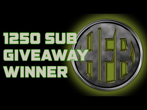 1250 Subscriber GIVEAWAY Winner Announced!!!