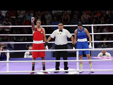 Angela Carini vs Imane Khelif Boxing at Paris Olympics 2024 | Angela Carini Crying after the match