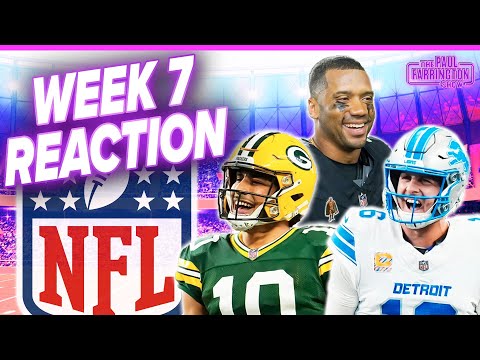 NFL Week 7 Reaction: Packers & Lions MONSTER WINS, Steelers QB DRAMA, 49ers PANIC MODE | PFS