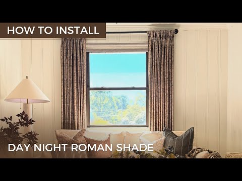 How to Install Day Night Roman Shade