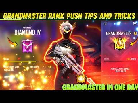 Grandmaster rank push tips | How to push rank in free fire | Solo rank push tips | Win every BR Rank