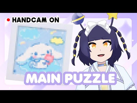 【HANDCAM】 Santai bareng sambil ngerjain puzzle painting~