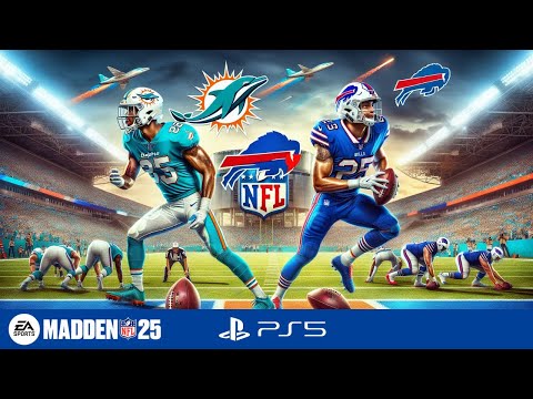 Dolphins vs Bills Madden 25 PS5 Gameplay at Week 2