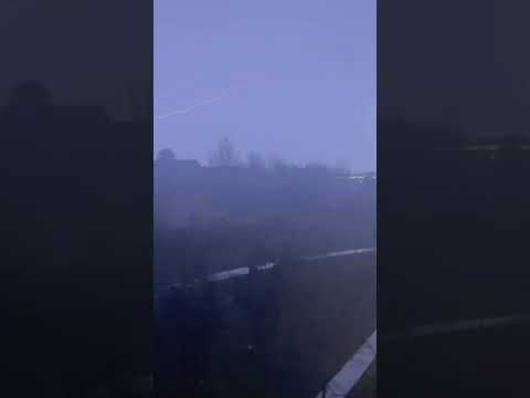 Extremely Lucky Footage Of Lightning Caught