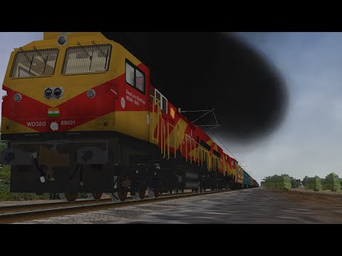 wdg6g twins loco crossing