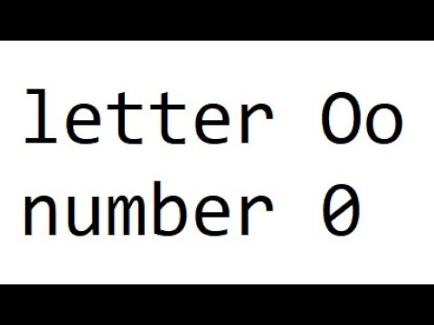 Is that letter O, or number zero (0)?