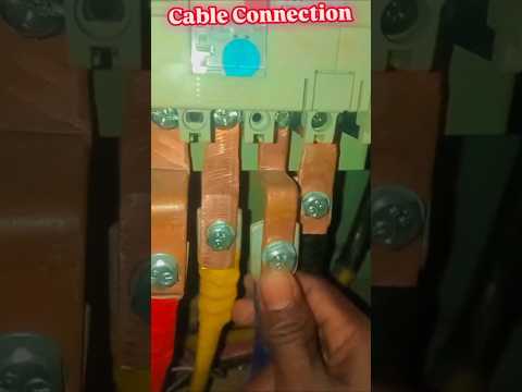 How to Add Circuit to Breaker Panels 😭▶️| Breaker Cable Connect #shorts