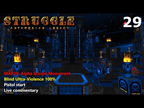 Doom II: Struggle - Antaresian Legacy - MAP29: Alpha Scorpii Monument - Blind Ultra-Violence 100%