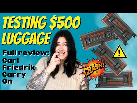 Durability Test: Carl Friedrik Carry on Luggage Review