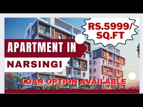 2bhk flat in Narsingi | Best place to buy a apartment flat in Hyderabad 2022