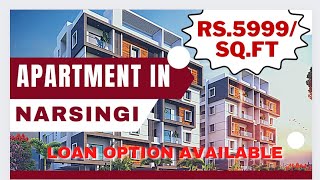 2bhk flat in Narsingi | Best place to buy a apartment flat in Hyderabad 2022