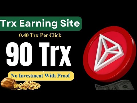 Earn 90 Trx No Investment | Free Trx Earning website Today | Daily Earn Money 💰 Abid STV