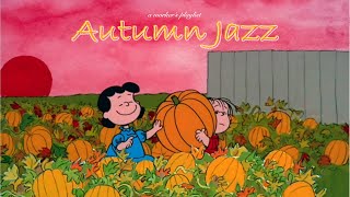 autumn playlist, Jazz, Snoopy, charlie brown, Halloween