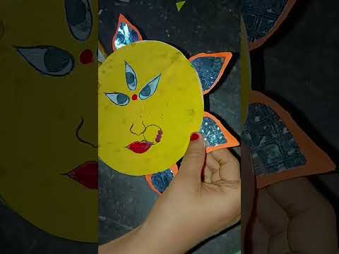 Maa Durga Craft | Durga Puja / Navratri Craft Ideas#durgapuja #navratri #craft #diy