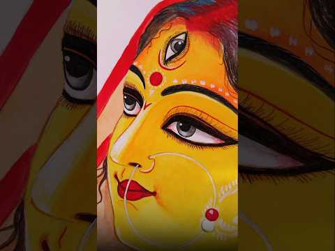 Dugga Maa Drawing/Durga Puja Drawing/#durgapuja #durga #mahalaya #durgamaa #maadurga  #shorts