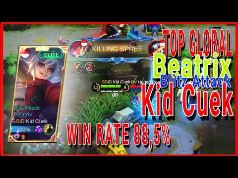 Beatrix Blitz Attack Top Global by Kid Cuek‼️Best build Win Rate 88.5% Game For Life