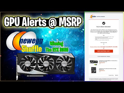 GPU ALERTS! Newegg Shuffle Winner - RTX 3060 | 4/18/21