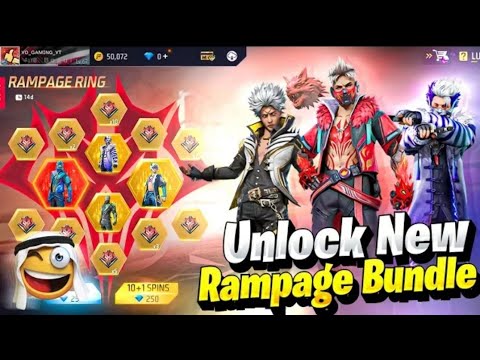 Finally i got rampage evo bundle | Rampage Ring Event Free Fire | Free Fire New Event | FF New Event