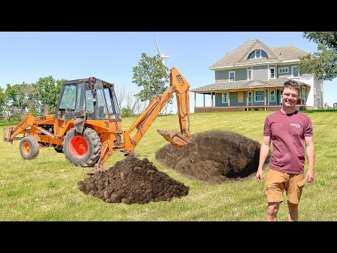 Restoring A $7,000 Mansion: Removing An Old Water Line & Installing Electricity