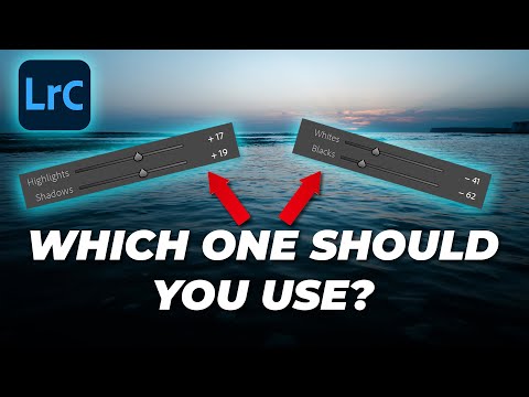 Highlights and Shadows or Whites and Blacks in Lightroom? | Tutorial Tuesday