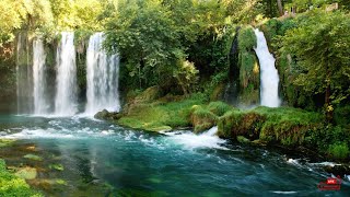 Breathtaking Waterfalls | Waterfall flowing over Rocks | Soothing Music