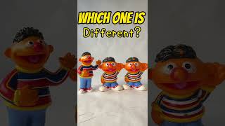 Which one is different? #sesamestreet #toddlergames #toddlerlearning #spotthedifference